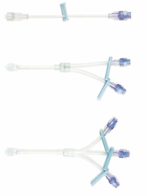 Extention Line With Needle Free Valve