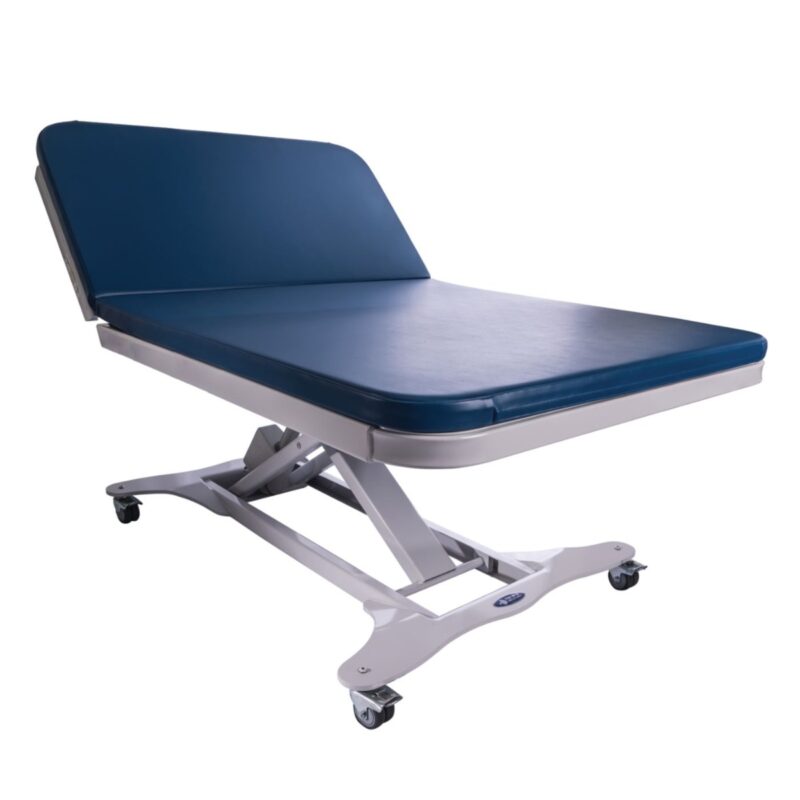 Tri W-G Bariatric Hi-Lo 2-Section Table Pearl Grey Frame (Black)