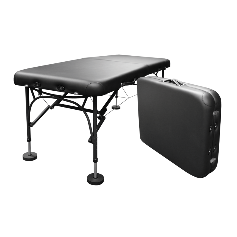 Athletic Edge The Sport Portable Aluminum Treatment Table - Black