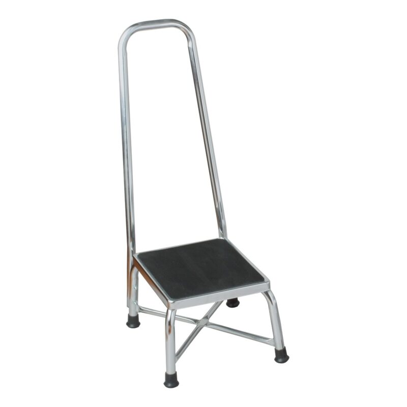 Bariatric Foot Stool w/ Handrail