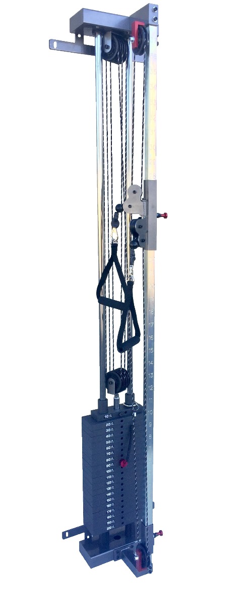 Rehab Pro Single Standard Pulley, Mobile, 30 lbs. - Image 2