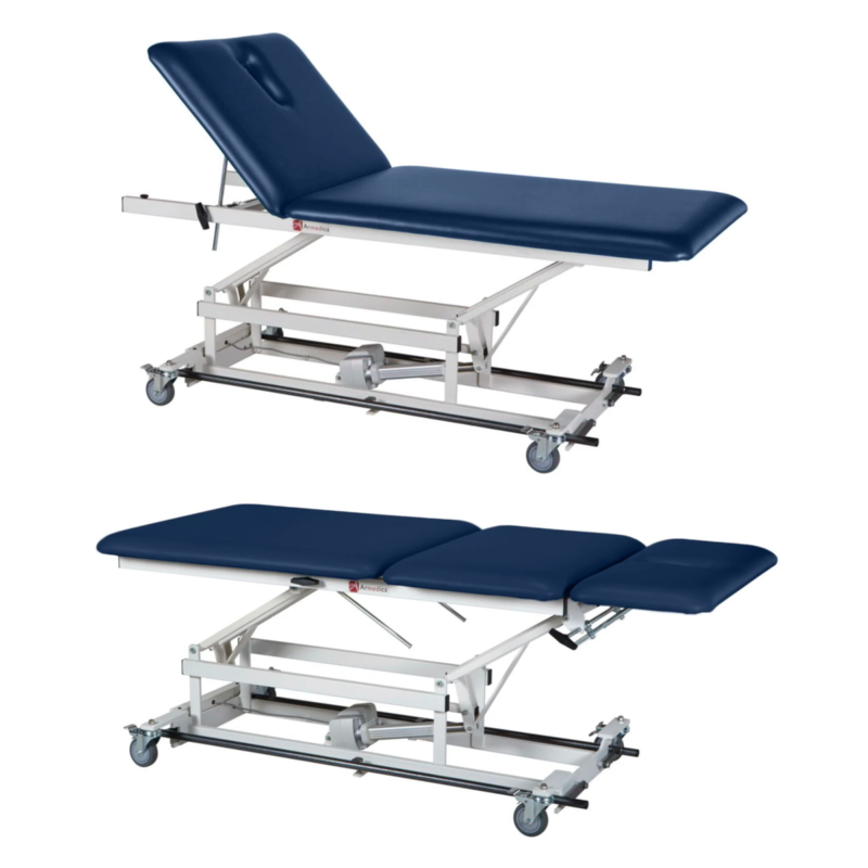 Performa Bariatric Bar Activated Table - 2-Section - Dove Gray