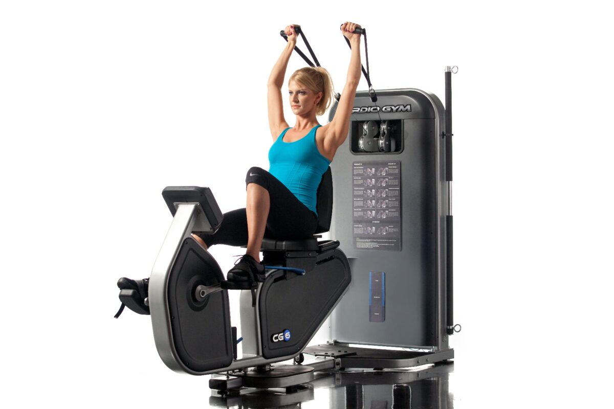 CARDIOGYM CG6 Dual Pulley Recumbent Bike