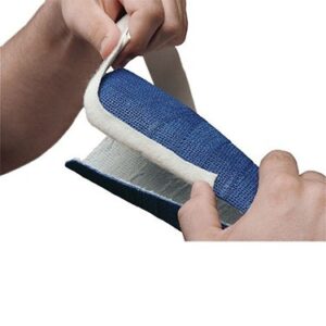 Delta-Cast Polyester Casting Tape Accessories - Adhesive Fleece Edger: Blue 1-1/4" x 15yd
