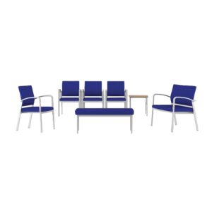 Newport Reception Furniture - Core Electric - End Table - Natural Top