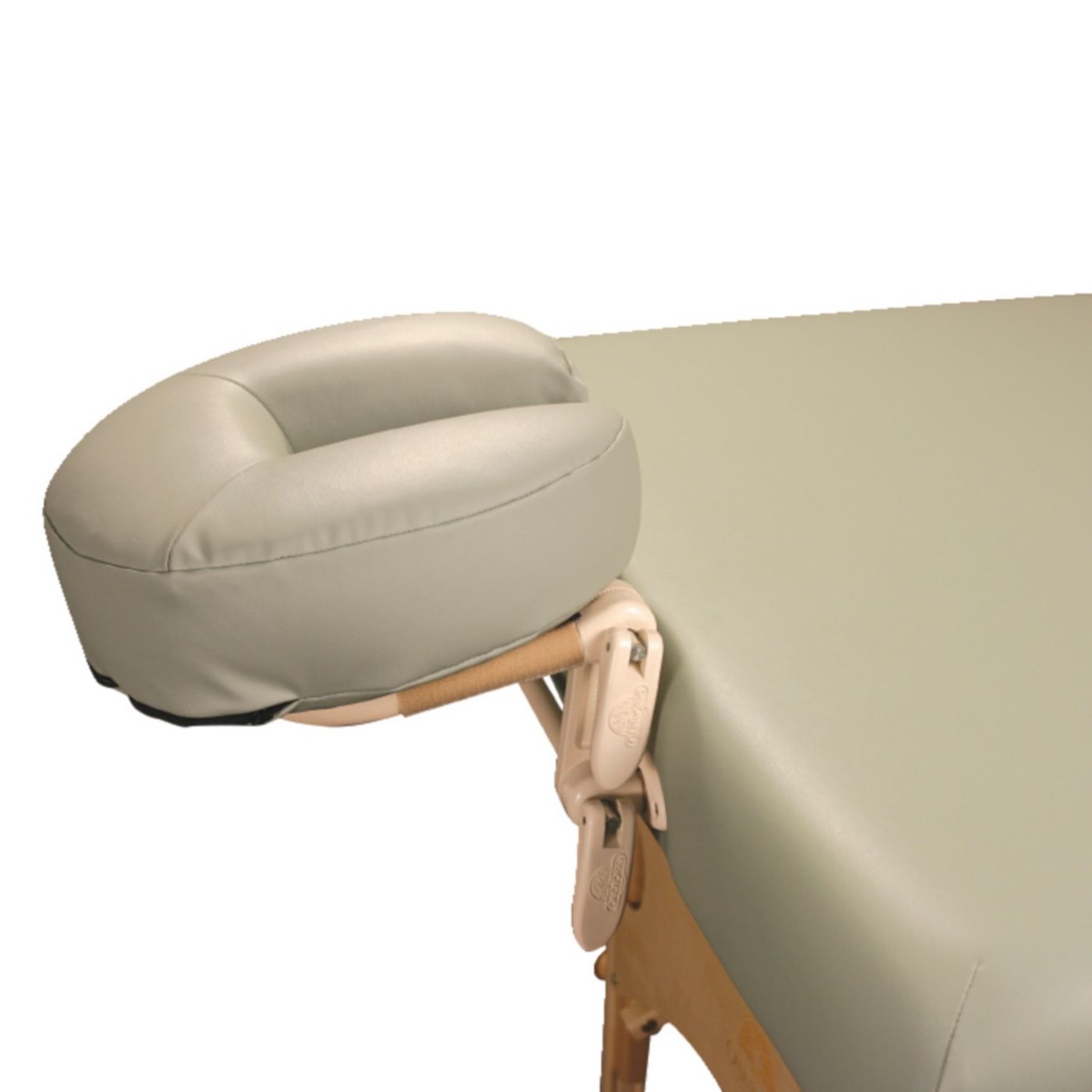 Oakworks Face Rest - Black Quicklock Platform With Clay Aerocel Cushion