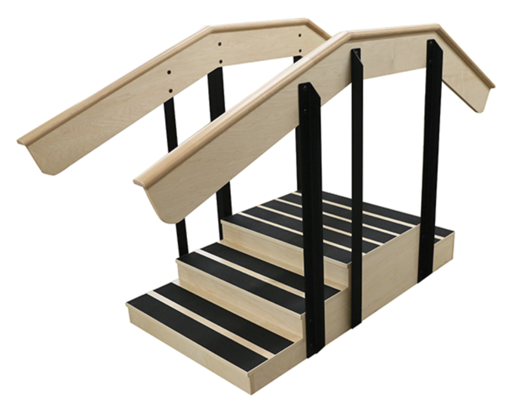 Pivotal Health Solutions Pass Through ADA Staircase - Maple Laminate