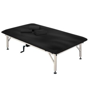 Performa Crank Adjustable Mat Platform -  4' x 7' with Adjustable Back - Black