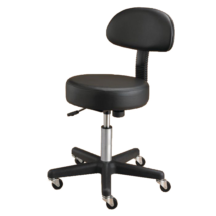 Pneumatic Revolving Stool - 17"-22" - Mauve