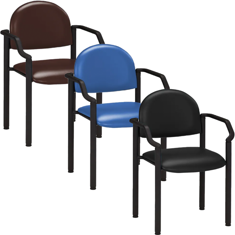 Premium Side Chairs - Without Arms, Black