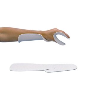 Rolyan Functional Postion Splint, Aqua-T, Solid, LG, PK/3
