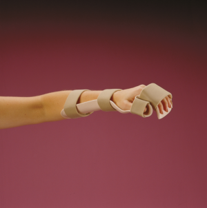 Pre-formed Resting Pan Mitt Splint - Left - Large