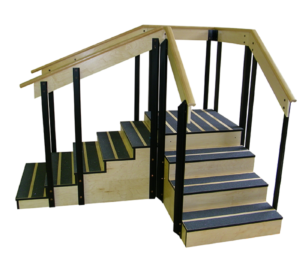 Pivotal Health Solutions Convertible Staircase ADA, Maple Laminate