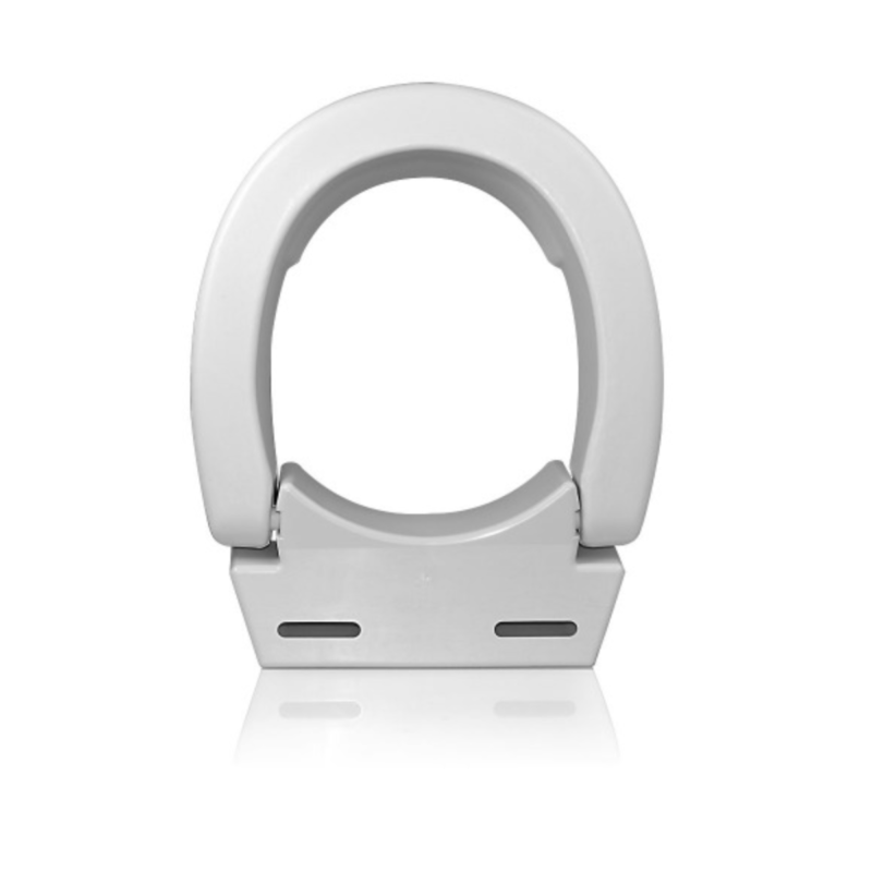 Hinged Elevated Toilet Seat - Standard