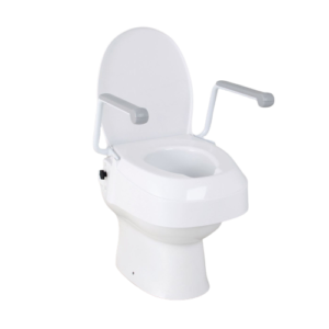 Homecraft Raised Toilet Seat with Armrests