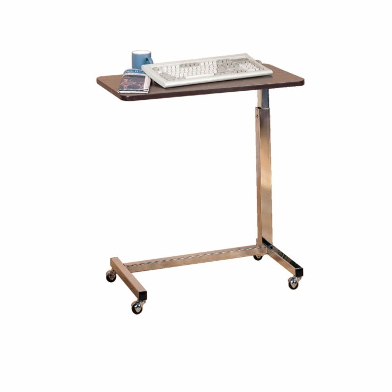 Standard Automatic Overbed Table - Cadillac Oak