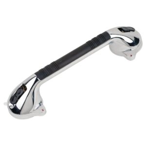Chrome Suction Cup Grab Bars - 12"