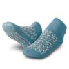 Double-Tread Slippers - Medium, Green, 6 Pairs