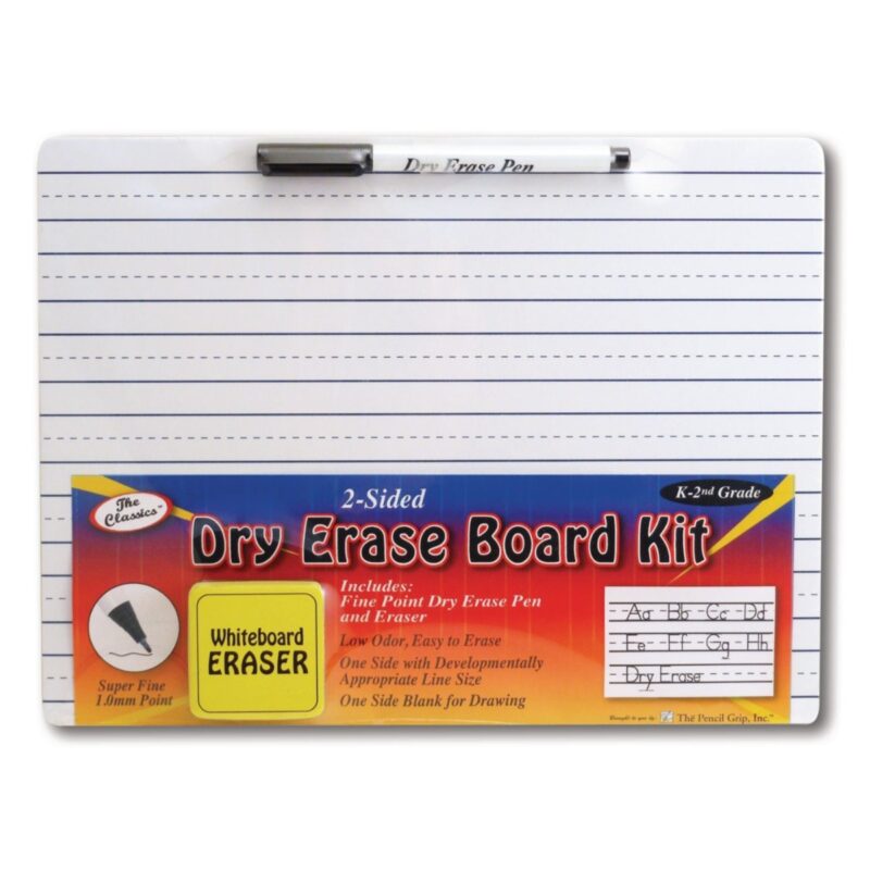Dry Erase Communication Board and Pens - Board, Pen, and Eraser