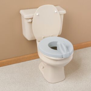 Padded Toilet Seat Reducer - Gray