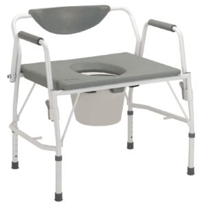 Bariatric Drop-Arm Commode