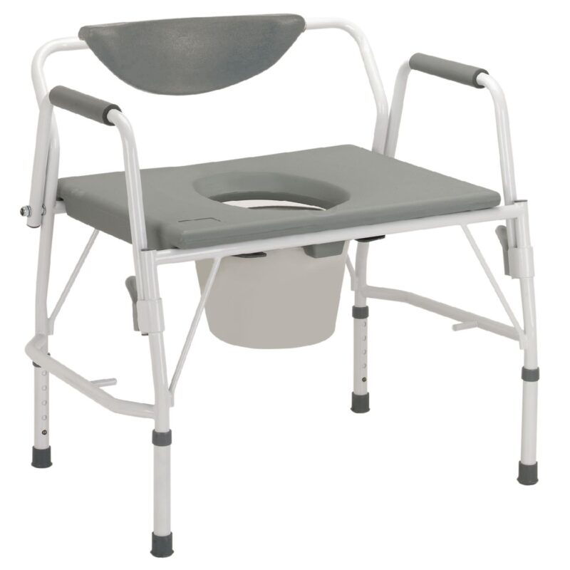 Bariatric Drop-Arm Commode
