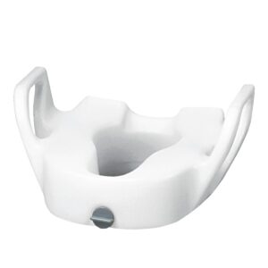 Ableware Premium Elevated Toilet Seat with Lock - with Arms