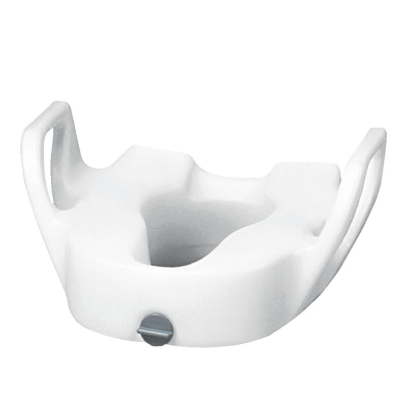 Ableware Premium Elevated Toilet Seat with Lock - with Arms