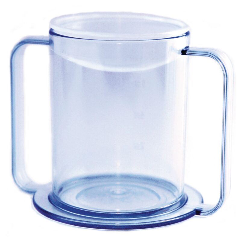 Clear 2-Handle, 12 oz. Mug