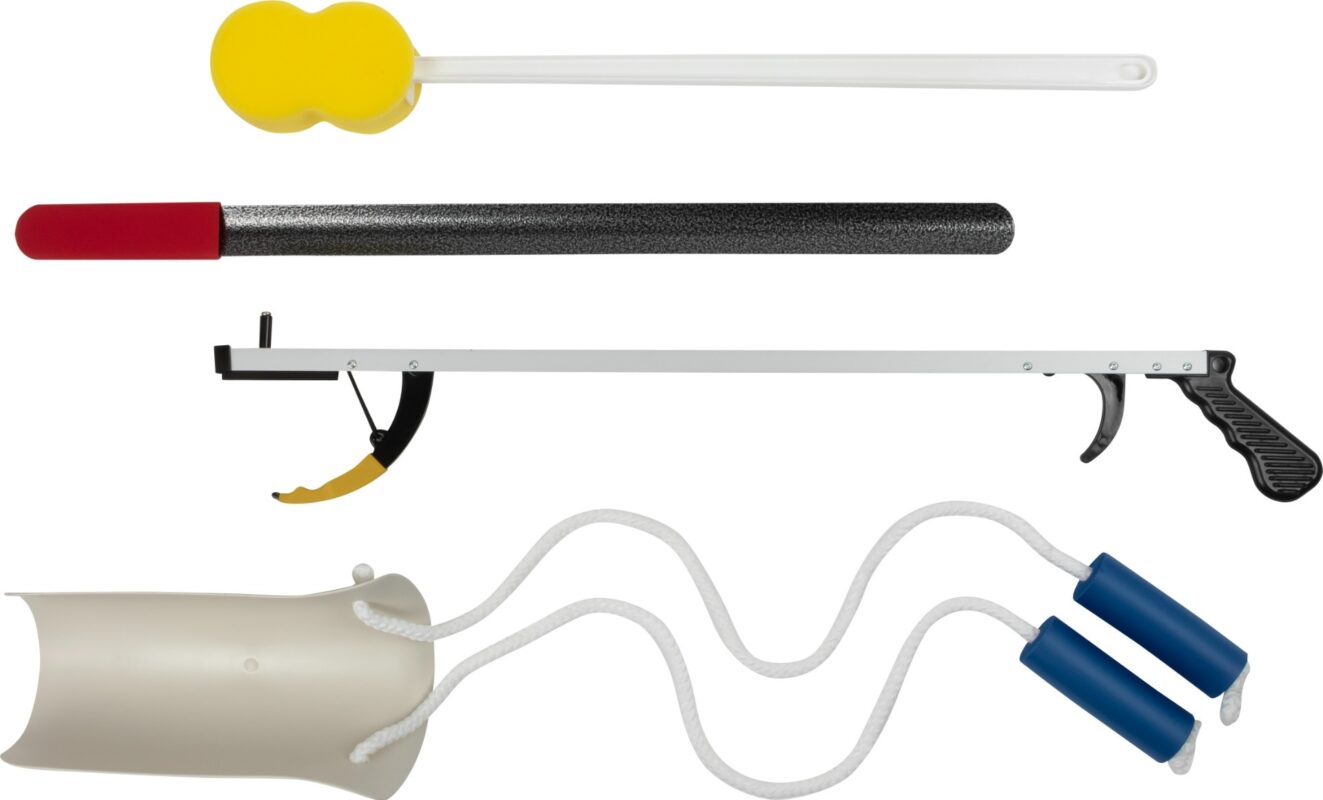 Sammons Preston Hip Kit - 4 Piece Care Kit with 26” Reacher (Hip Kit 7A)
