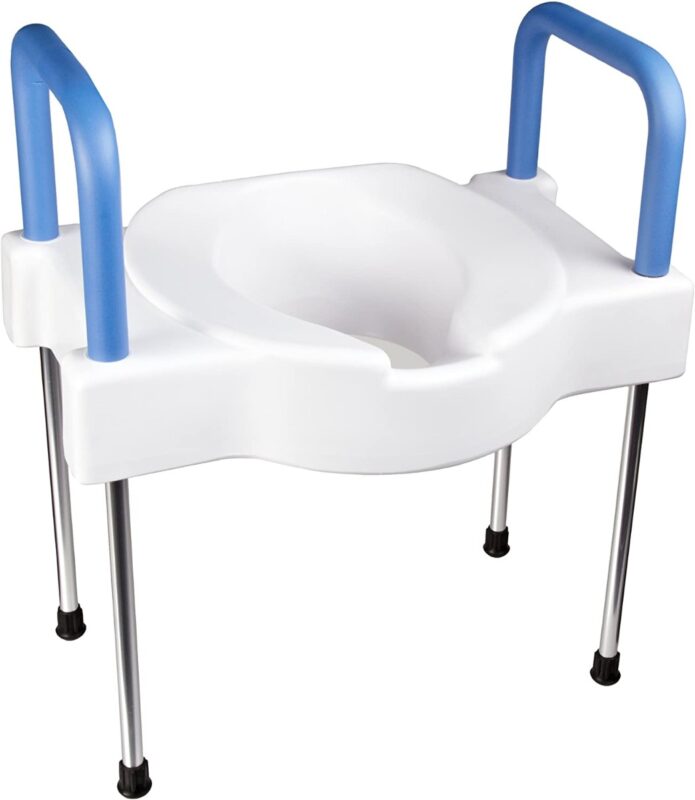 Extra Wide Tall-Ette Elevated Toilet - Bariatric - 600 lbs weight capacity