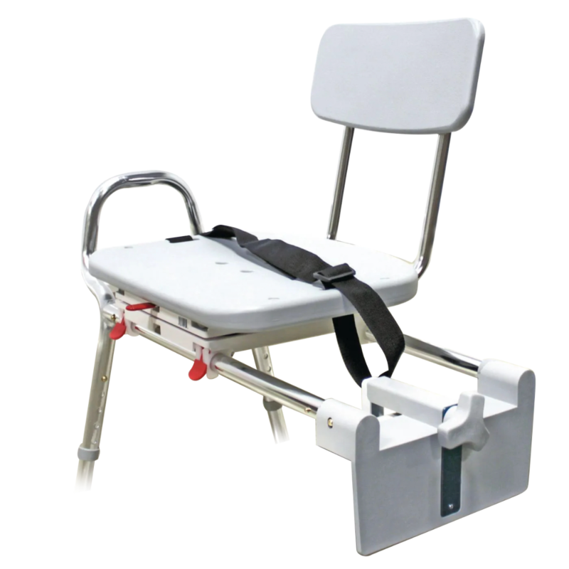 Tub Mount Swivel Sliding Bench