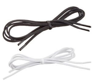 Tylastic Shoelaces - 26 in. x 5/16 in. - White - Pack of 2 (Pairs)