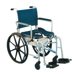 Invacare Rehab Shower/Commode Chair - Self-Propelled 16" Seat