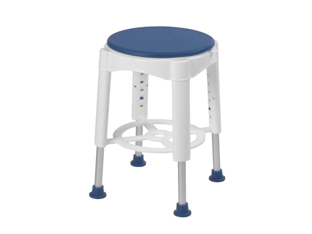 Swivel Shower Chair with Shelf