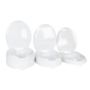 Homecraft Savanah Raised Toilet Seat with Lid - 2"