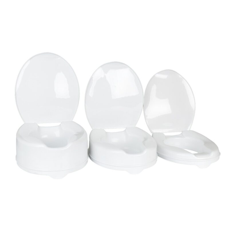 Homecraft Savanah Raised Toilet Seat with Lid - 2"