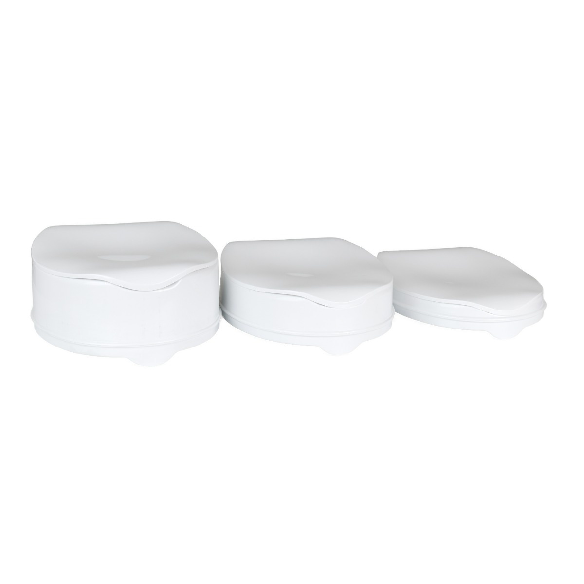 Homecraft Savanah Raised Toilet Seat with Lid - 5-¼” - Image 2