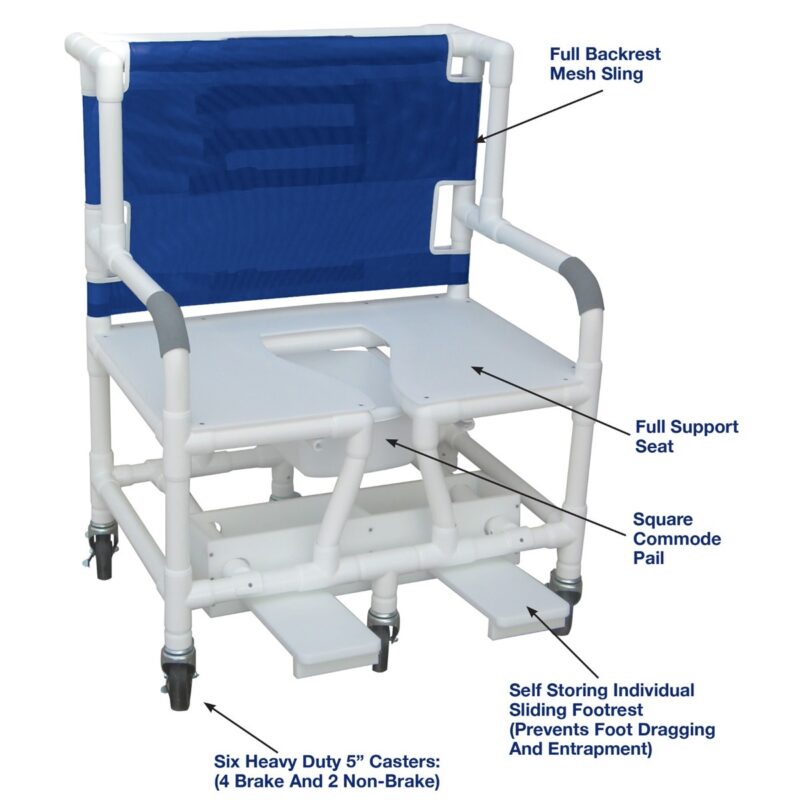 Bariatric Shower/Commode Chair