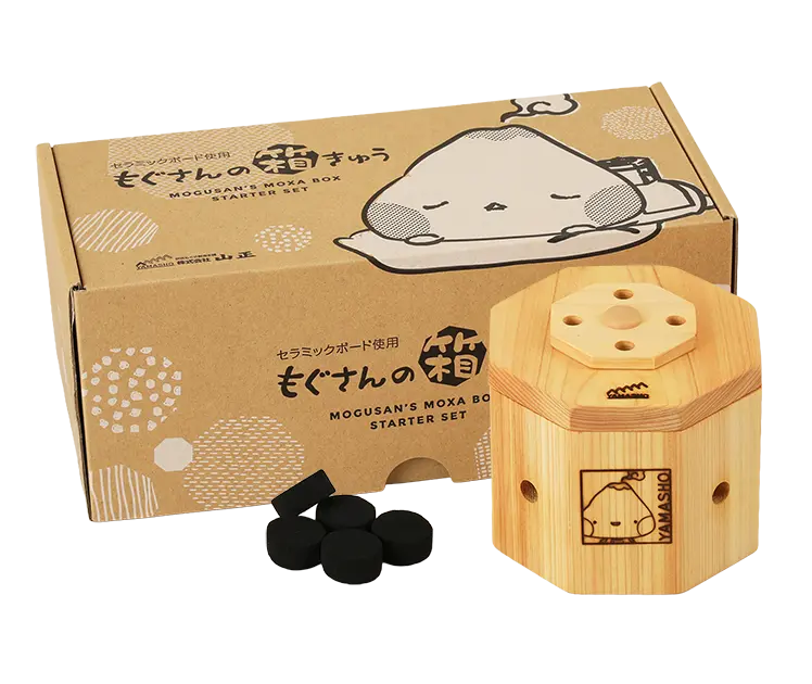ITO Moxa Box – Odorless Temperature-Controlled Japanese Wooden Carbonized Moxibustion Box
