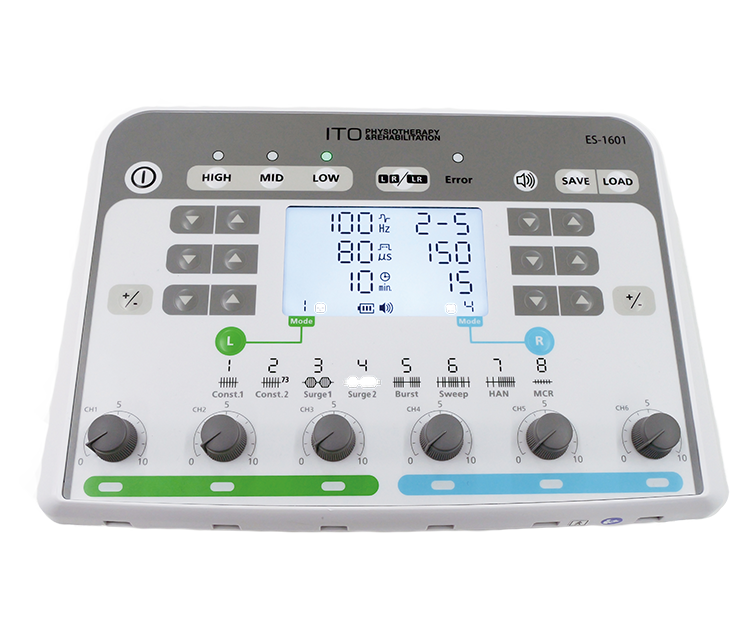 ITO ES-1601 – 6-Channel Advanced Programmable Electroacupuncture Workstation