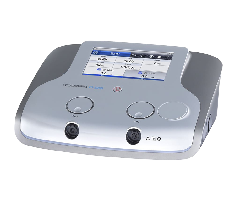 ITO ES-5200 – 2-Channel Advanced Electrotherapy Clinical Workstation
