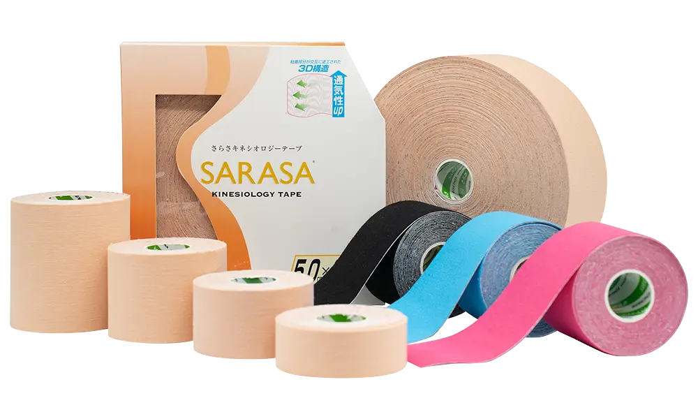 ITO SARASA® – 100% Natural Cotton Medical-Grade Therapeutic Kinesiology Tape