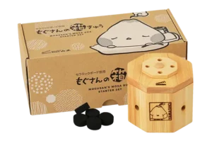 ITO Moxa Box – Odorless Temperature-Controlled Japanese Wooden Carbonized Moxibustion Box