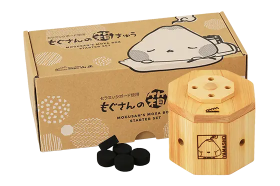 ITO Moxa Box – Odorless Temperature-Controlled Japanese Wooden Carbonized Moxibustion Box