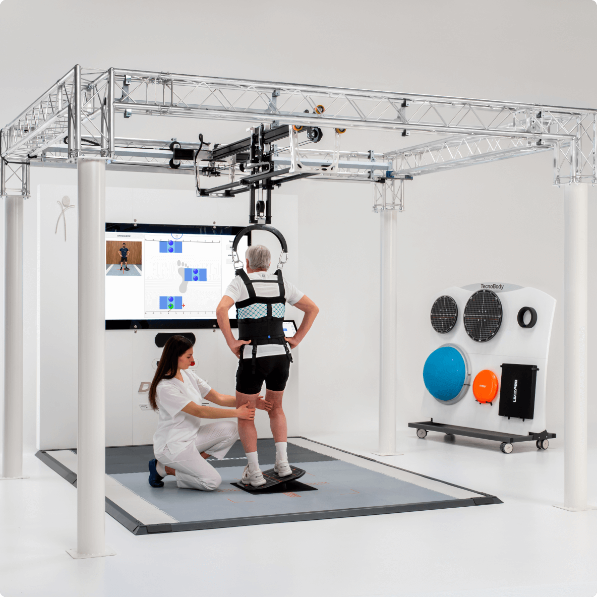 3D Pneumatic Unweighting System